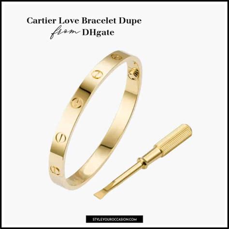 cartier love bracelet rose gold dupe|how to tell if a cartier bracelet is real.